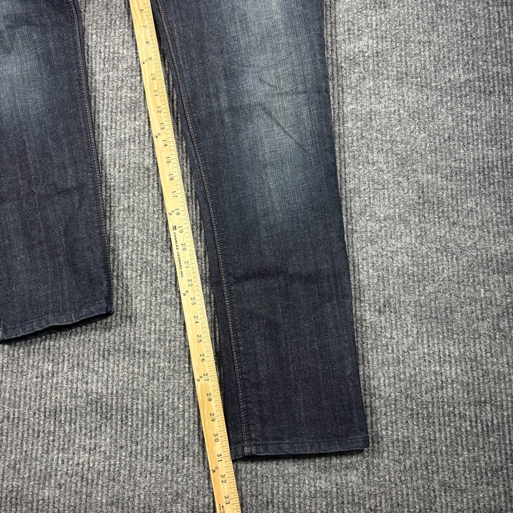 L.e.i.‎ Ashley Trouble Skinny Jeans Junior 17 Blue Indigo Denim Embroidered - Picture 8 of 16